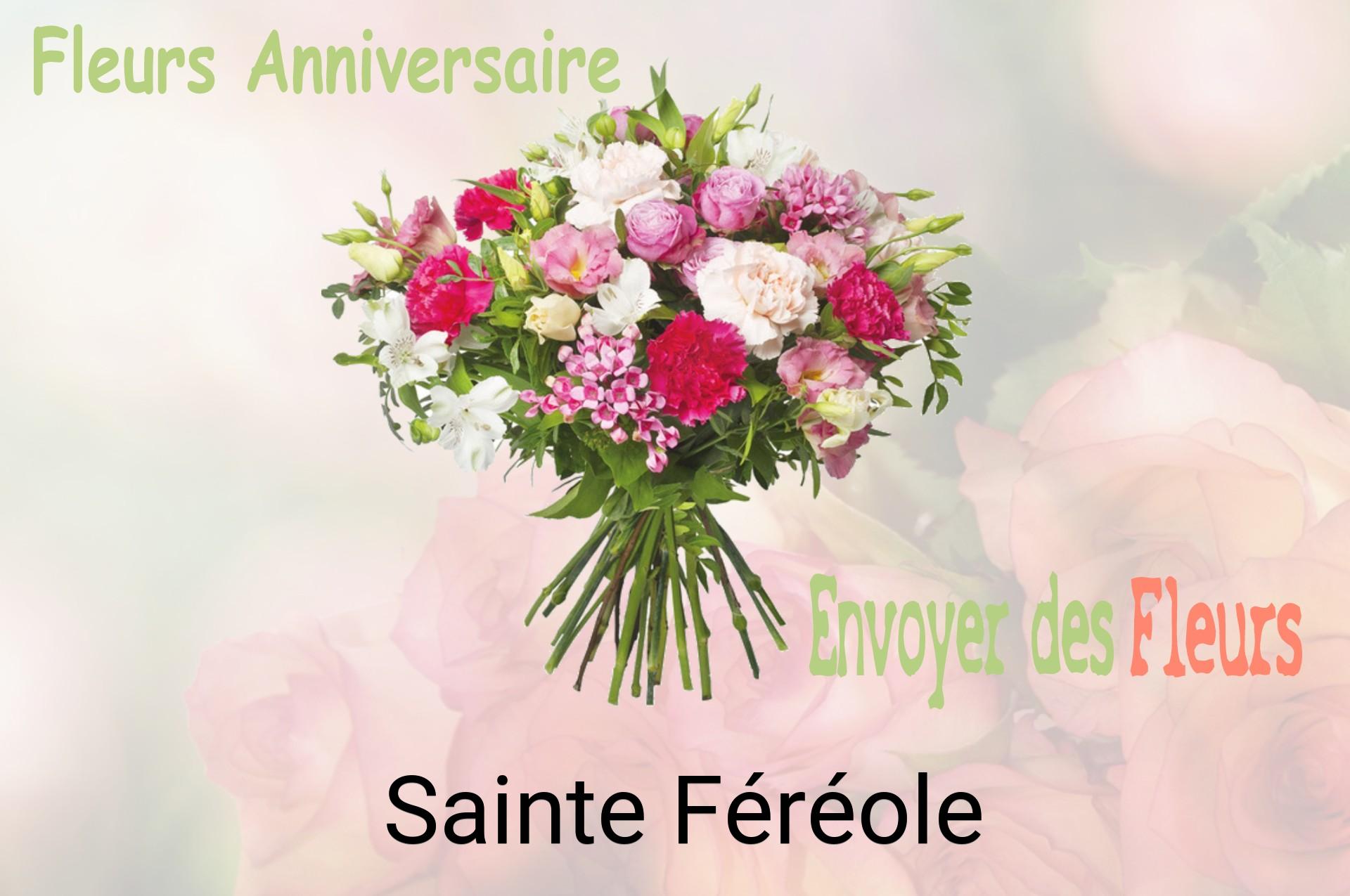 Bouquet de fleurs d’anniversaire livré à Sainte-Féréole